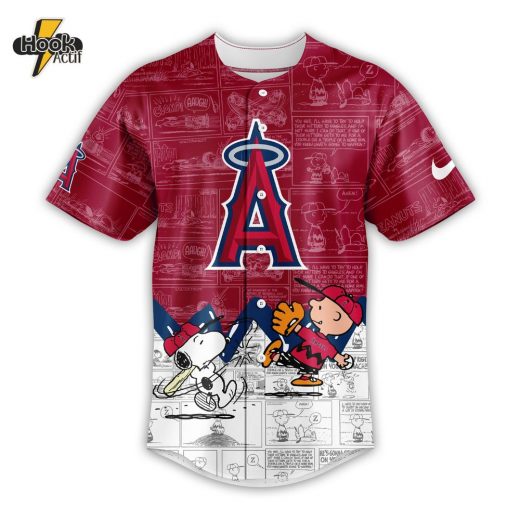 Los Angeles Angels 75th Anniversary of Peanuts Jersey