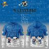 Los Angeles Dodgers 75th Anniversary of Peanuts New Hoodie V1