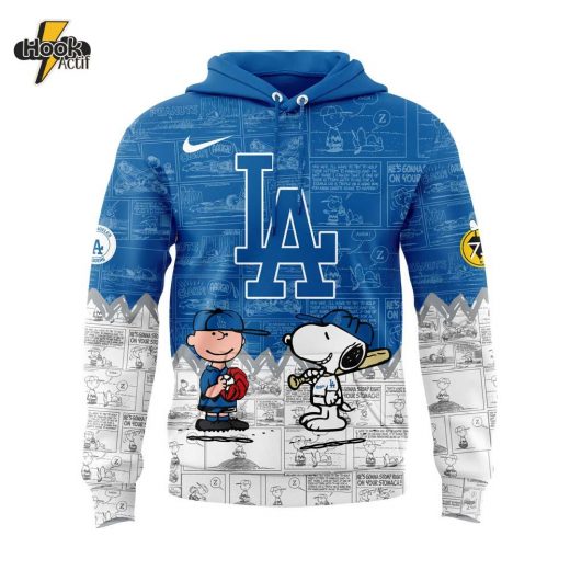 Los Angeles Dodgers 75th Anniversary of Peanuts New Hoodie