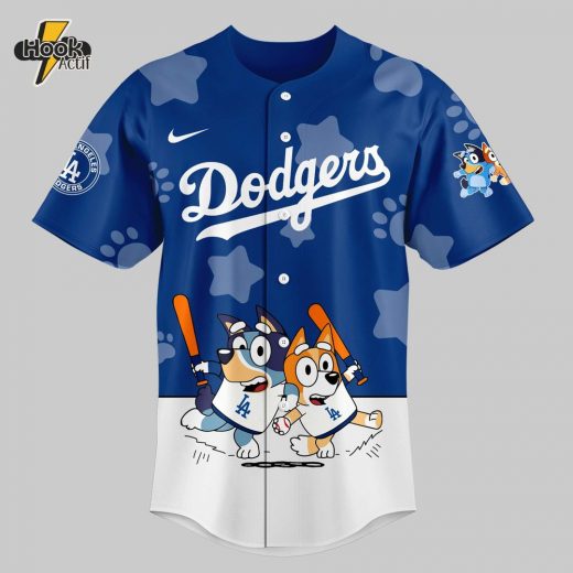 Los Angeles Dodgers Bluey and Bingo Jersey