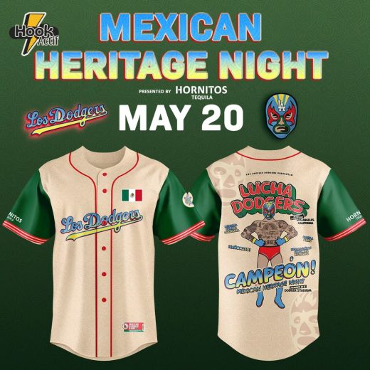 Los Angeles Dodgers x Mexican Heritage Night Tuesday, May 20 Jersey