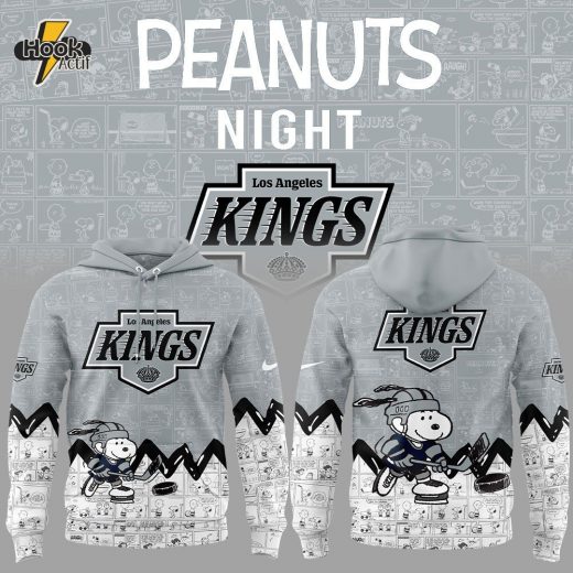 Los Angeles Kings Anniversary of Peanuts Hoodie V2