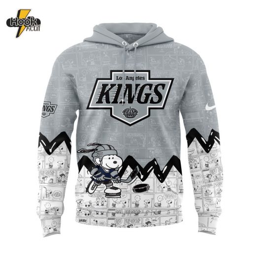 Los Angeles Kings Anniversary of Peanuts Hoodie V2