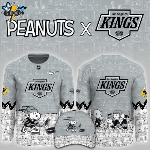 Los Angeles Kings x Peanuts 75 Years Anniversary Limited Hockey Jersey