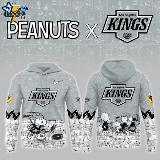 Los Angeles Kings x Peanuts 75 Years Anniversary Limited Hoodie