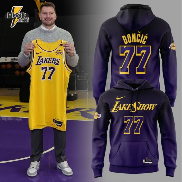 Los Angeles Lakers Luka Dončić Inspired Hoodie - NBA Fan Collection