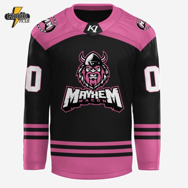 Macon Mayhem x Ice Out Cancer Night Jersey – Buy Online at HookActif.com