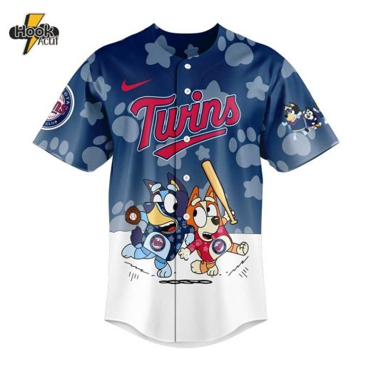 Minnesota Twins Bluey and Bingo Jersey