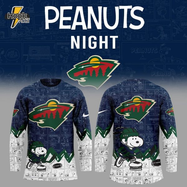 Minnesota Wild Anniversary of Peanuts Jersey