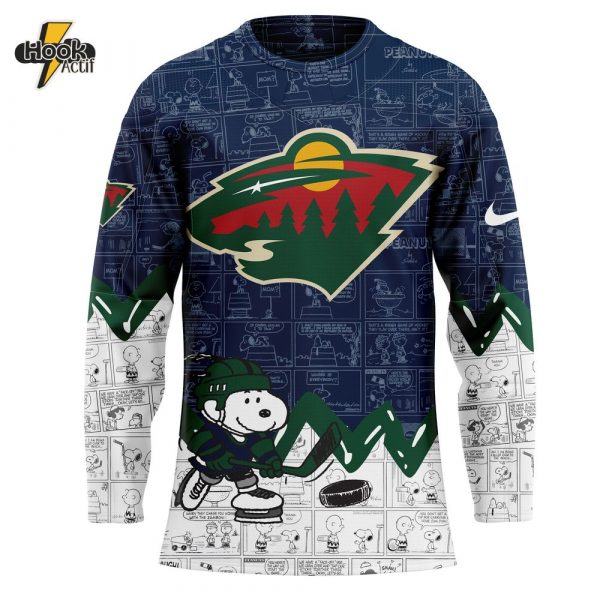 Minnesota Wild Anniversary of Peanuts Jersey – Buy Online at HookActif.com