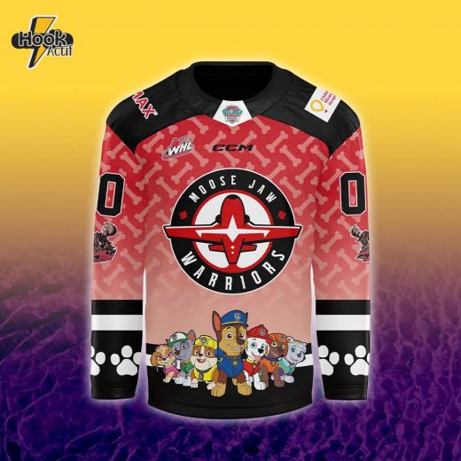 Moose Jaw Warriors x 2025 Nickelodeon Nights for Children’s Miracle Network Premium Limited Personalized Jersey