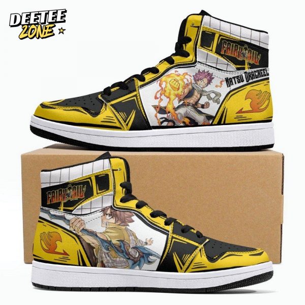 Natsu Dragneel Fairy Tail JD1 High Top Shoes – Buy Online at DeeTeeZone.com