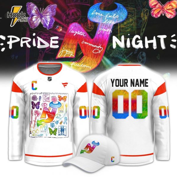 New Jersey Devils 2024 Pride Night Combo Hockey Jersey - NHL LGBTQ+ Support