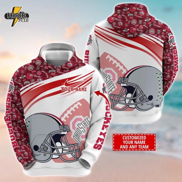Ohio State Buckeyes Customized 3D Hoodie