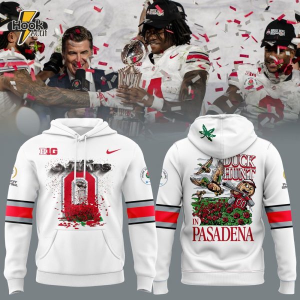 Ohio State Buckeyes "Duck Hunt in Pasadena" 2025 Hoodie