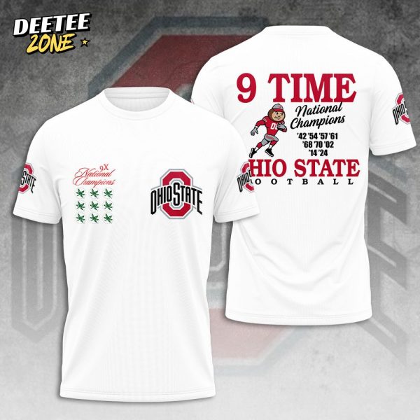 Ohio State Buckeyes Football 3D Tshirt