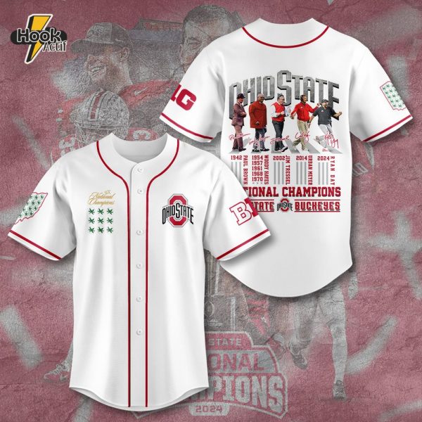 Ohio State Buckeyes Football Baseball Jersey
