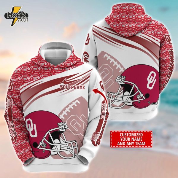 Oklahoma Sooners Customized 3D Hoodie V2