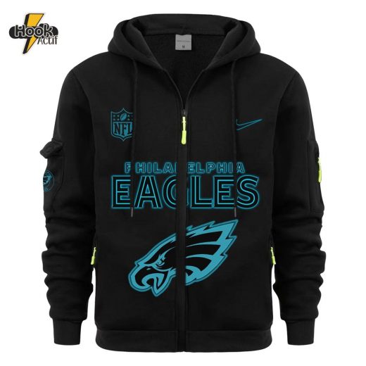 Philadelphia Eagles 2024 All Black New Hoodie