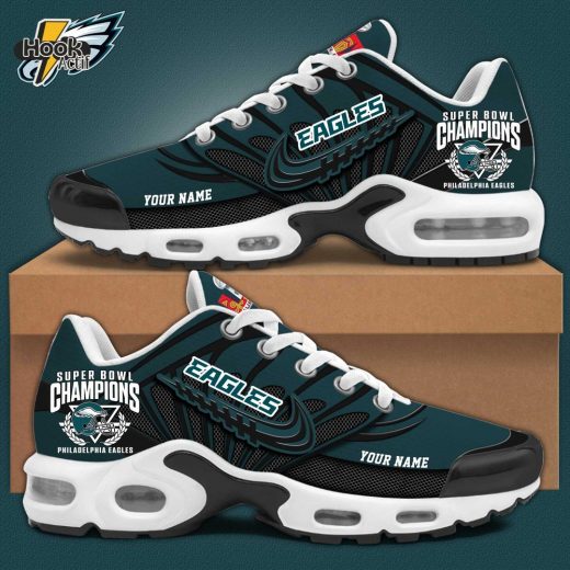 Philadelphia Eagles 2024 Super Bowl LIX Champions Air Max Plus Sneakers