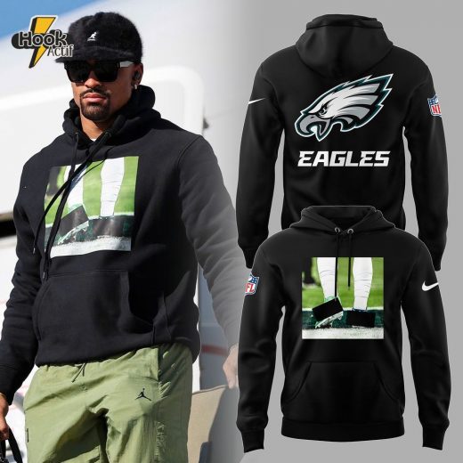 Philadelphia Eagles NFL 2025 Nike Limited Jalen Hurts Black Hoodie