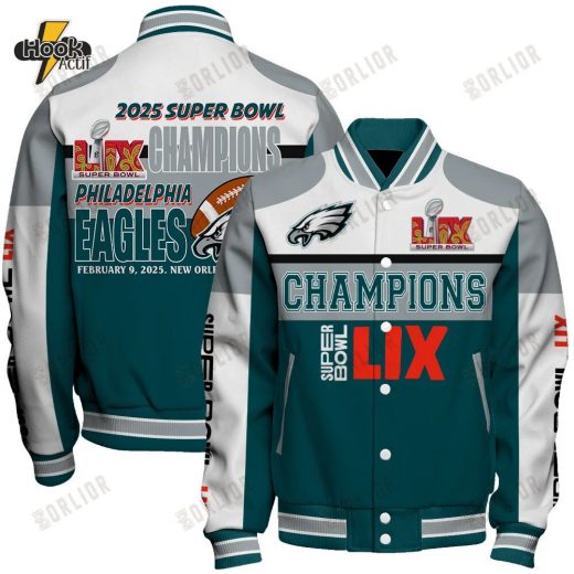 Philadelphia Eagles Super Bowl 2025 Winning Spirit Varsity Jacket