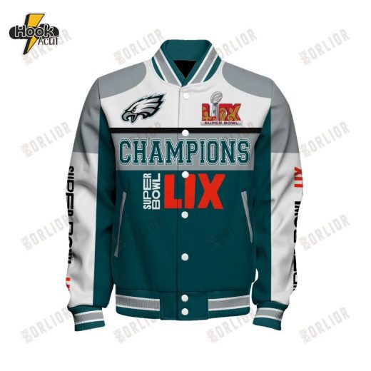 Philadelphia Eagles Super Bowl 2025 Winning Spirit Varsity Jacket