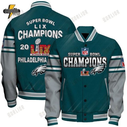 Philadelphia Eagles Super Bowl LIX 2025 Winning Spirit Varsity Jacket Version 2