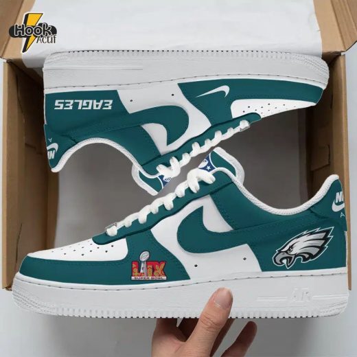 Philadelphia Eagles Super Bowl LIX AF1 Sneakers V2