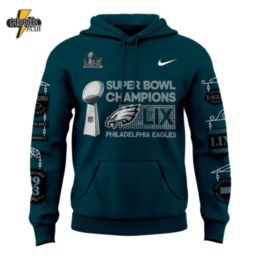 Philadelphia Eagles Super Bowl LIX Champions Hoodie