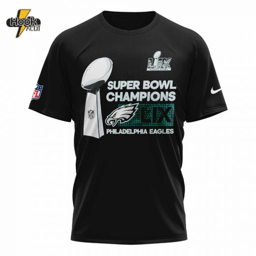 Philadelphia Eagles Super Bowl LIX Champions Locker Room Trophy Collection Tshirt T1