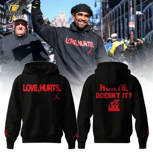 Philadelphia Eagles x Love Hurts Hoodie 2025