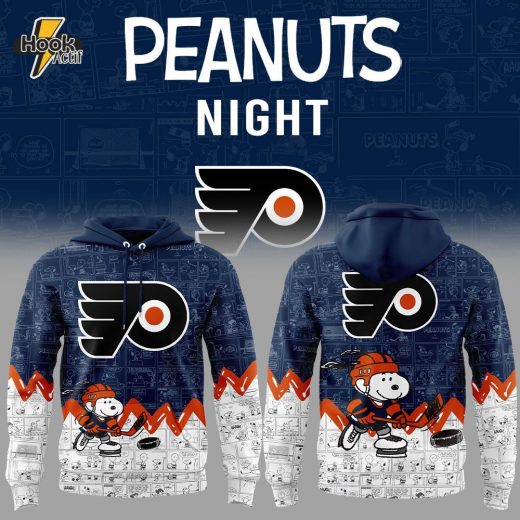 Philadelphia Flyers Anniversary of Peanuts Hoodie