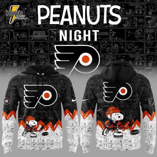 Philadelphia Flyers Anniversary of Peanuts Hoodie V2