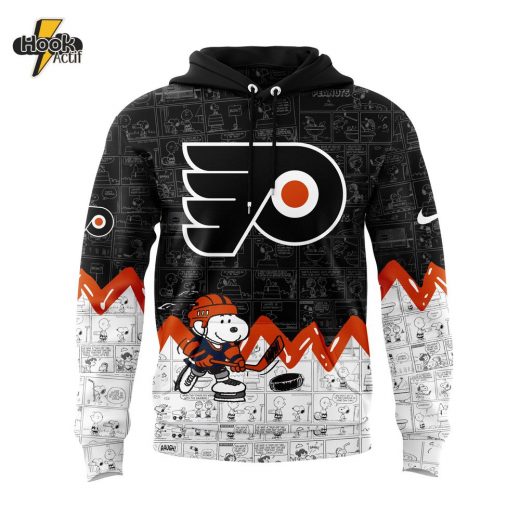 Philadelphia Flyers Anniversary of Peanuts Hoodie V2