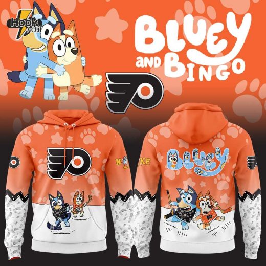 Philadelphia Flyers Bluey and Bingo Hoodie