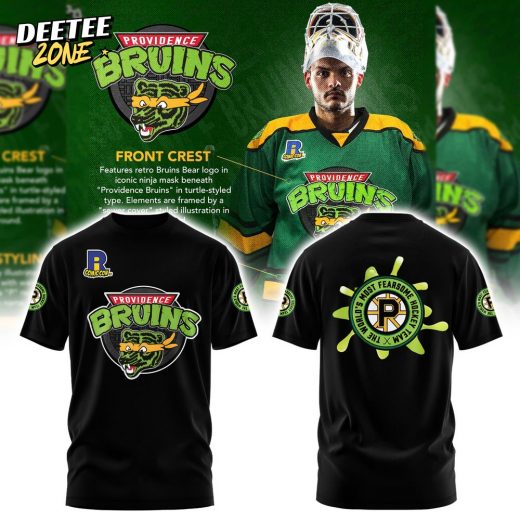 Providence Bruins Turtle Powered RI Comic Combo Tshirt