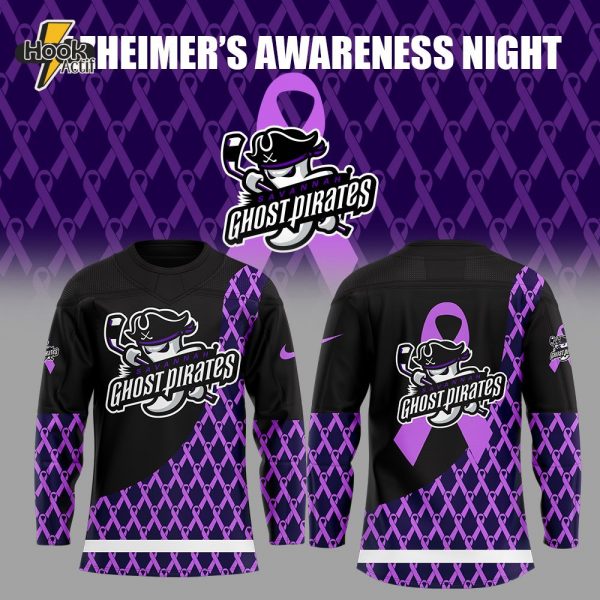 Savannah Ghost Parrots Uniform Alzheimer's Awareness Night NHL Jersey