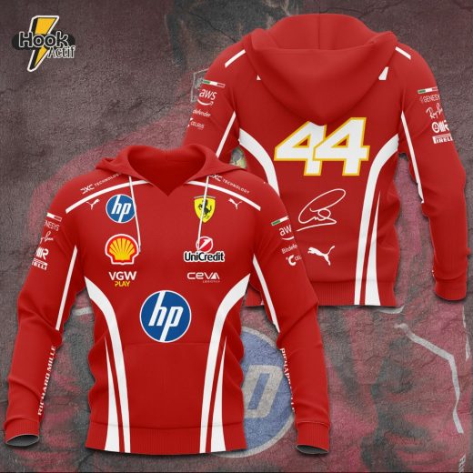 Scuderia Ferrari x Lewis Hamilton 3D Hoodie