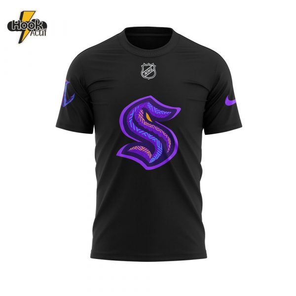 Seattle Kraken Black Hockey History Night Tshirt – Buy Online at HookActif.com