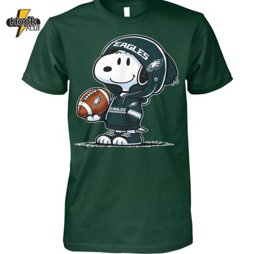 Snoopy Wears Philadelphia Eagles Tshirt