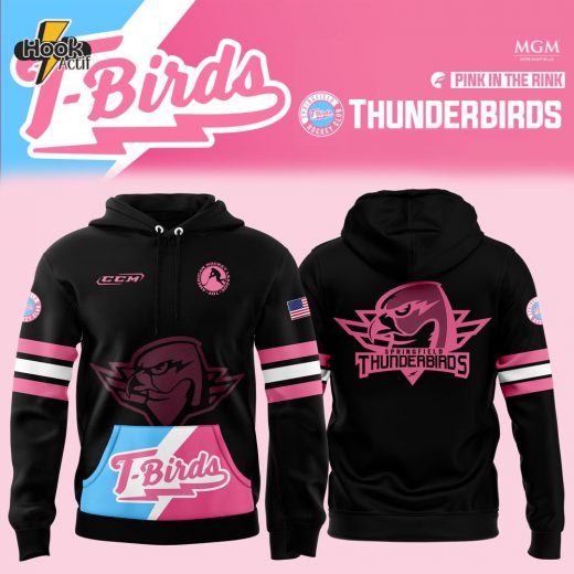 Springfield Thunderbirds x Pink in The Rink 2024 Hoodie