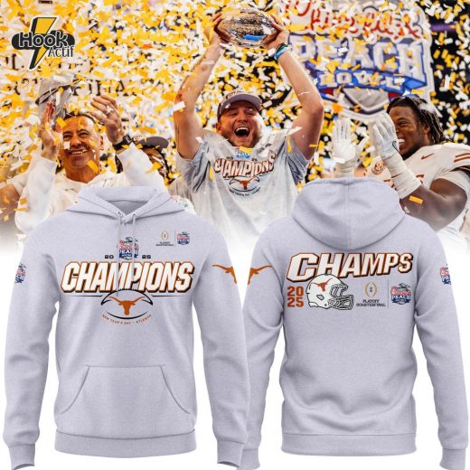 Texas Longhorns 2025 Peach Bowl Champions Hoodie