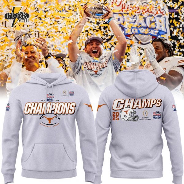Texas Longhorns 2025 Peach Bowl Champions Hoodie