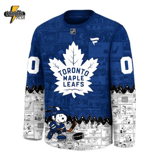 Toronto Maple Leafs 75th Anniversary of Peanuts Snoopy Jersey