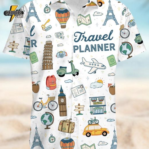 Travel Planner Shirt For Men