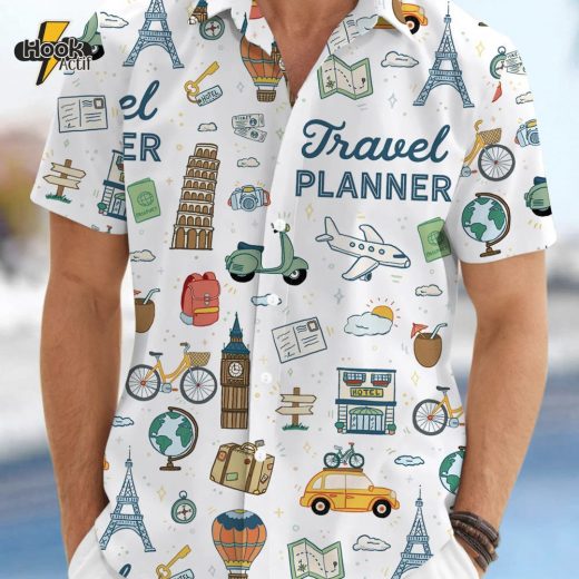 Travel Planner Shirt For Men