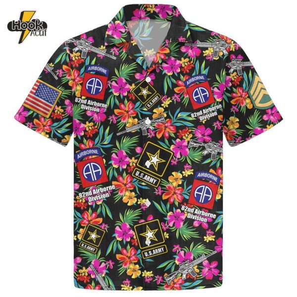 Tropical Flowers Men's Resort 3D All Over Print Shirt Man Hawaiian Vacation Beach Pique Shirt