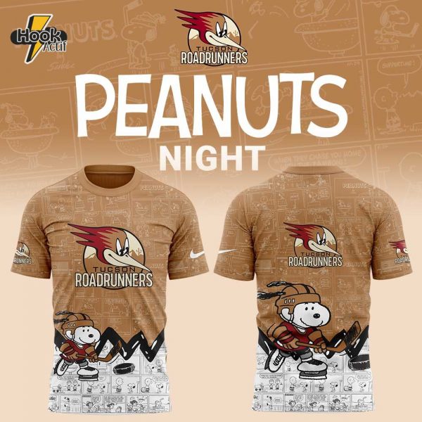 Tucson Roadrunners Anniversary of Peanuts T-shirt