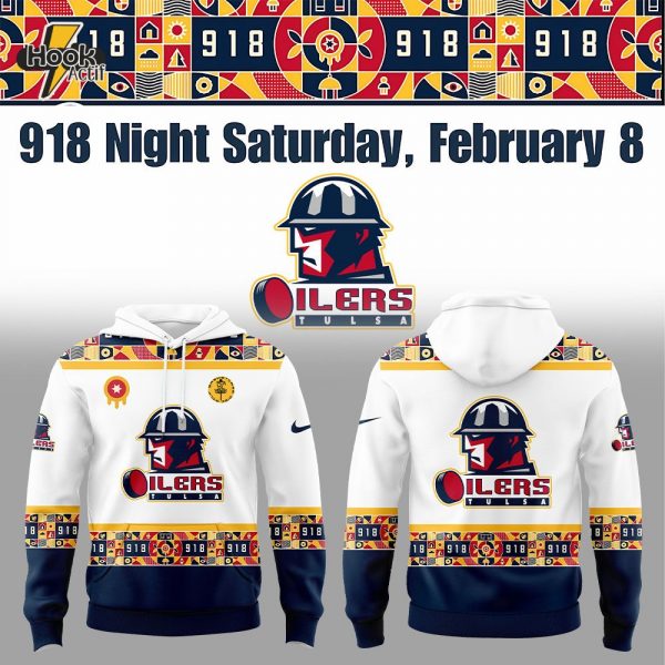 Tulsa Oilers 918 Night Hoodie - Hockey Fan Exclusive Merch